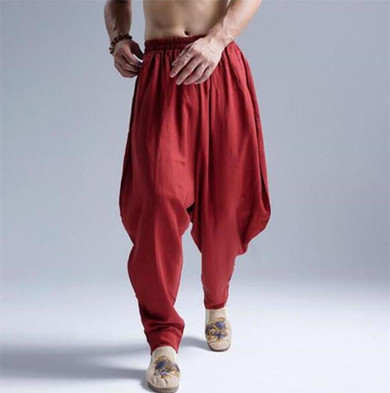 2017 Summer Autumn Cotton Linen Casual Harem Pants Men Jogger Pants Men Fitness Trousers Male Chinese Traditional Harajuku