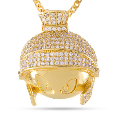 Looney Tunes x KING ICE – The 14K Gold Marvin the Martian Necklace