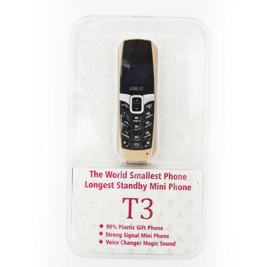 LONG-CZ T3 mini mobile phone bluetooth 3.0 dialer Phonebook/SMS/music sync FM magic voice 500mah battery earphone cellphone