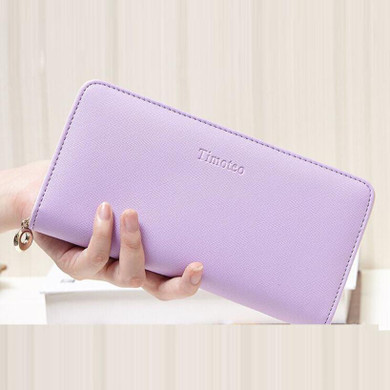 long wallet female bag purse card holder women pu leather zipper wallet phone ladies pu leather wallets portafoglio donna