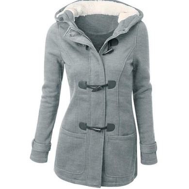 Long Sleeve Cotton Blend Fashion Women Windbreaker Outwear Warm Wool Slim Long Coat Trench vicky