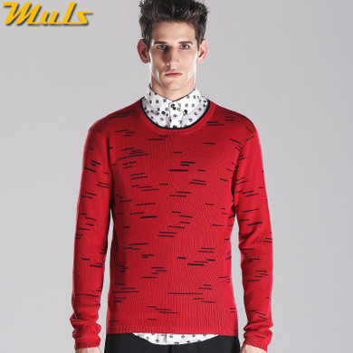 Casual mens sweaters cotton pullover man jumper Autumn male pullover jersey dress Brand clothing Muls O neck Size S-4XL PST4706