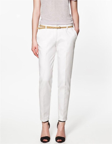 Casual Cuffed Pencil Pants Women Spring Summer Autumn Women Suit Pants Trousers