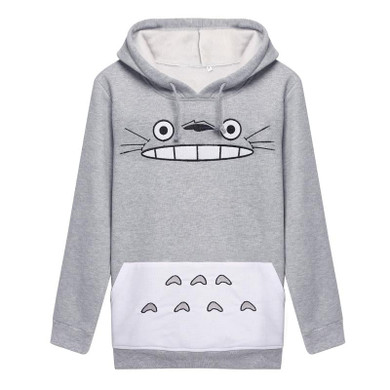Casual 3D Sweatshirt Women/Men Winter Clothing Cartoon Totoro Print Moleton Feminino Hoodies O-neck Pullover Tops