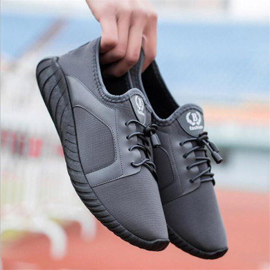 LANSHITINA Brand New 2017 Top Fashion Men Flat Shoes Canvas Men'S Flats Shoes Men, Casual Shoes Spring Autumn Men Shoes