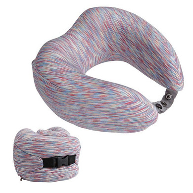 Travel neck pillow headrest inflatable memory foam airplane pillow U Shape health care support
