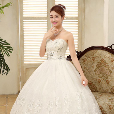 Lamya Off Shoulder Lace Bottom Wedding Dress Romantic Sweetheart Crystal Customized Size Vestido De Noiva