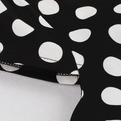 AZULINA Plus Size 4XL Women Dress Polka Dot Short Sleeve O Neck Cotton Dresses Retro Vintage Party Dress Vestidos Robe Femme