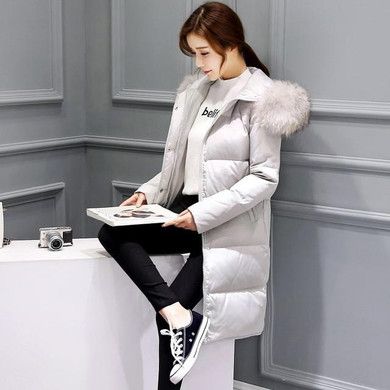 AYUNSUE Women's Down Jacket 2017 Female White Duck Down Coats Winter Jacket Women Plus Size 4XL Warm Coat Abrigo Mujer WXF126