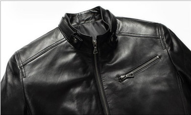 AYUNSUE Genuine Leather Jackets Black Sheepskin Leather Jacket Men Coat High Quality Autumn Winter Mens Leather Jackets FYY578