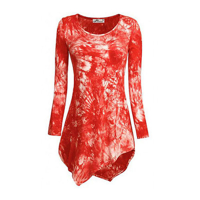 Avodovama M 2017 Women Fashion Blouse New Fashion Casual O-neck Long Sleeve Blouses Print Female Shirts Plus Size Tops
