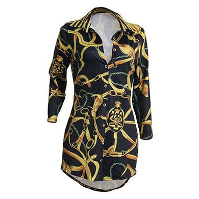 Autumn Women Long Sleeve Blouses And Shirts Pineapple Print Brand Long Tops Button Blusas Femininas Elegant Vintage OL shirts