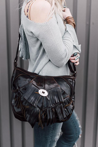 Cowgirl Fringe Concho Purse