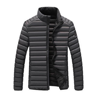 Covrlge 2017 Winter Men Parkas Thick Fashion Stand Collar Men's Parka Jacket Striped Russian Clothes Jacket Cold Overcoat MWM033