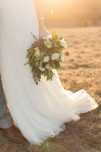 Country Style Sweetheart Tulle A Line Wedding Dress With Gold Belt Wedding Dress Bride Dresses Vestido De Casamento