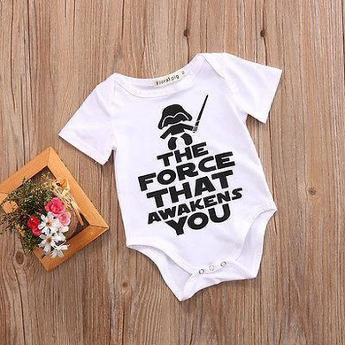 Cotton The force Romper Newborn Toddler Baby Boy Girl Romper Jumpsuit Clothes Outfits