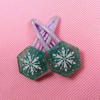 2017 Girls 2pcs/lot Elsa &amp; Anna Princess Headwear Hair Claws Fashion Cartoon Accessories Clip Hairpins Hairclips