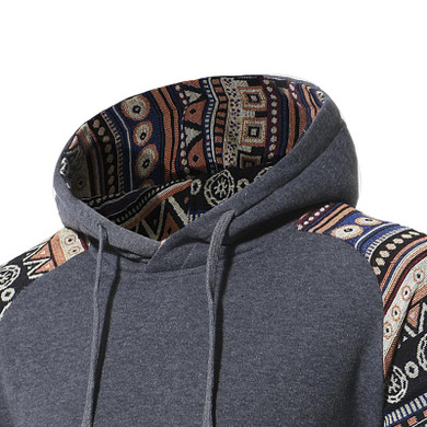 Brand 2017 Hoodie National Wind Design Print Hoodies Men Fashion Tracksuit Male Sweatshirt Hoody Mens Purpose Tour