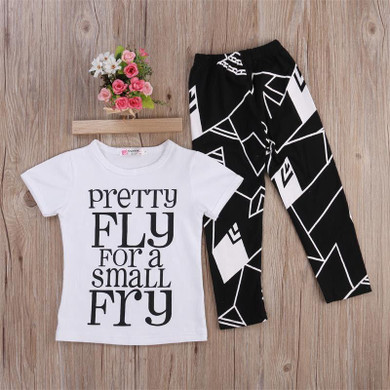 Boutique Kids Clothing 2pc Toddler Kids Baby Boy T-shirt Tops+Pants Summer Casual Outfits Clothing Set 2016