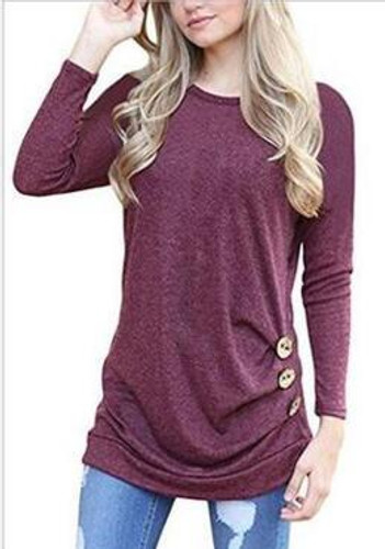 Bothwinner Blusas 2017 Fashion Women Long Sleeve Women Knitted Blouse Casual Tunic Tee Shirts Jumper Tops Poleras Mujer