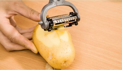 2016 Multifunction 360 Degree Rotary 3 in 1 Potato Peeler Melon Gadget Vegetable Fruit turnip Slicer Cutter Carrot Kitchen Tools