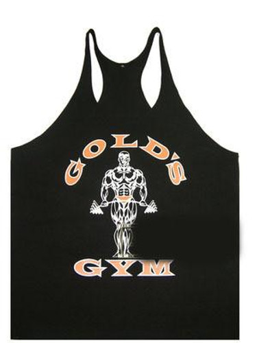 2016 gymvest bodybuilding clothing and fitness men tank tops goldsgym brand high quality 100% cotton undershirt large size