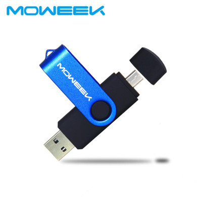 Moweek Hot OTG USB Flash Drive real capacity pen Drive 64G 32G 2G 4G 8G 16G pendrive usb 2.0