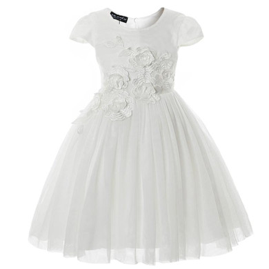 Mottelee Girls Dress Elegant Baby Princess Frocks Flower Children Ball Gown Mesh Kids Party Wedding Dresses Clothing for Girl