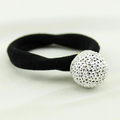 2017 New Arrivals Sweet woman fashion Solid Shining Rhinestones High Elastic Hair Bands Women elasticity Headwear