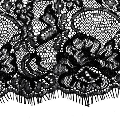 Misaya 3Yards/lot Eyelashes Lace Trim Flower Black White High Quality Lace Fabric Handmade DIY Clothes Accessories Width 17.8CM