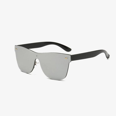 Mirror sunglasses women luxury sunglasses Conjoined Spectacle Lens brand designer Rimless oculos de sol sunglasses female