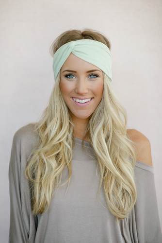 Mint Turban Headband