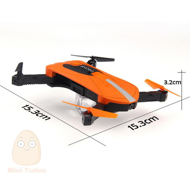 Minitudou RC Drone With Camera Elfie 0.3MP JY018 Foldable Mini Selfie Drone Wifi Quadcopter Dron One Key Return Helicopter