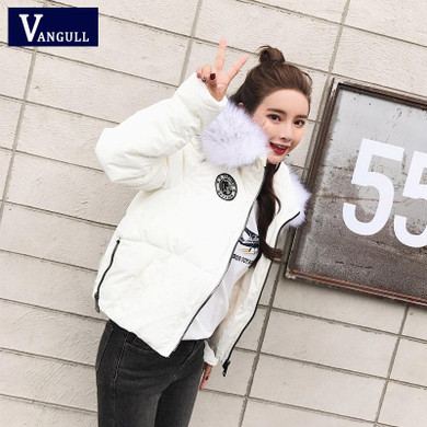 2017 New Women luxurious Large fur collar hooded coat warm Fox fur liner parkas long Sleeve Thick winter jacket top quality