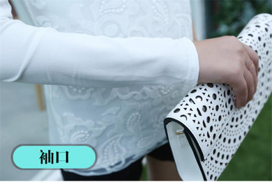 2017 New Turn Down Collar Long Sleeve Blouses Shirts Plus Size Lace Women Blouse Women Clothing Blusas Femininas XY253