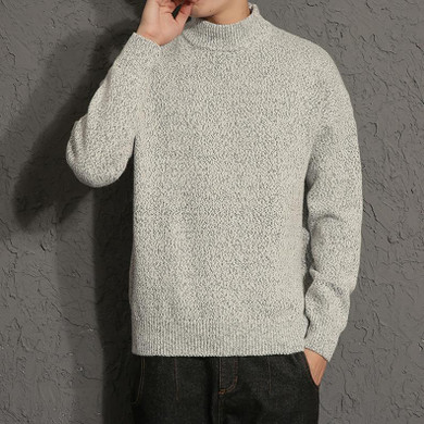 2017 New Sweaters Men Fashion Style Autumn Winter Solid Knitted Sweaters Man Pullover Men turtleneck Casual Men's Sweater MVT11