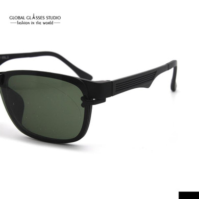 Free Shipping Magnetic Polarized Sunglasses Clip Latest Design Sunglasses Ultra Light Eyeglasses Rx Available F5127 Col.2
