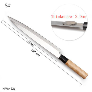 Free Shipping LDZ 5Cr15Mov High Quality Professional Cuisine Knife Sashimi Fish Knife Kitchen Slicing Salmon Sushi Cooking Knife