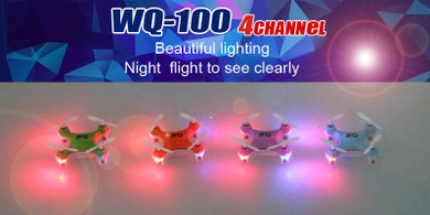Free shipping In stock limited edition WQ-100 helicopter 2.4G Remote Control Toys 4CH 6Axis RC Quadcopter rc helicopters