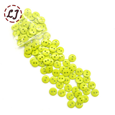 Free Ship 100pcs/lot Resin Sewing Button Round 2 Holes 10mm( 0.4in) Dia sew on button accessories handmade children button DIY