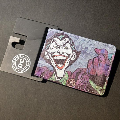 Free ShiFree Shipping Anime Wallets The Joker Batman Vampire Logo wallets Credit Card Holder Bifold Wallet Comics Marvel Purse