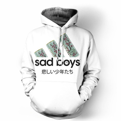 Brand Hoodie Sweatshirt 2017 Sad Boys Love Arizona Tea 3D Printed Hooded Hoody Casual Sportswear Hoodies Dropship