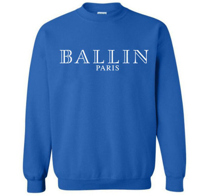 New autumn and winter sweatshirt Ballin Amsterdam Print long-sleeved hoodies 100% cotton loose O-Neck men Sweatshirts
