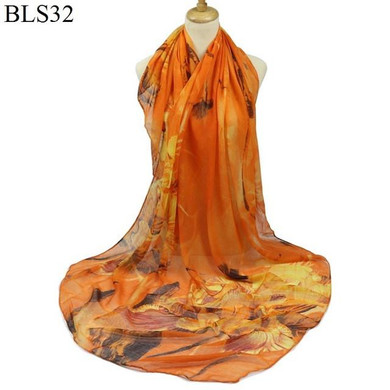 NEW Autumn  and Winter scarf women fashion long echarpe floral  printed scarves ladies stoles warm shawls hijab and bufandas