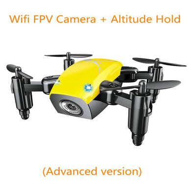 S9HW Mini Drone With Camera S9 No Camera RC Helicopter Foldable Drones Altitude Hold Quadcopter WiFi FPV Pocket Dron Toy