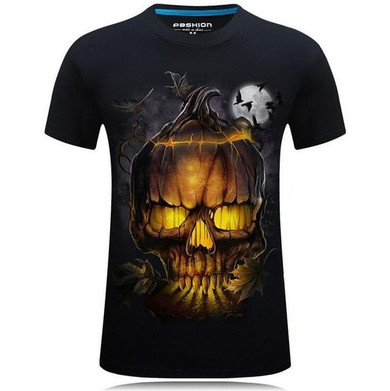 S-6XL 10 style Mens 3d Skull Cotton T Shirts Fashion 2016 Summer New Brand T Shirt Men Hip Hop Men T-Shirt Casual Fitness Swag