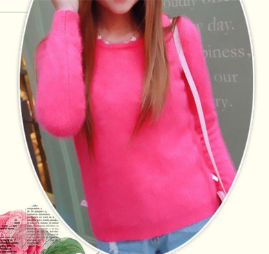 2017 New Fashion Fluffy Women Cashmere Sweater Women 100 Pure Mink Cashmere Sweater Women Sweaters and Pullovers Free Shipping