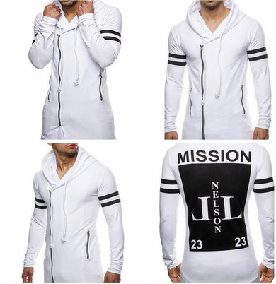 2017 New Fashion Design Men Hoodie Male Streetwear Zipper Men Assassins Creed Hoodies Sweatshirt Long Men's Tracksuit M-XXL
