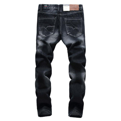2017 New Original High Quality Dsel Brand Men Jeans Straight Fit Distressed Ripped Jeans For Men Dsel Brand Jeans Home,709-2