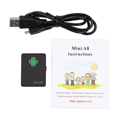2017 New Mini A8 Smart GPRS Tracker Locator Real Time Car Kids Pet GSM/GPRS Tracking Power adapter Hot High Quality